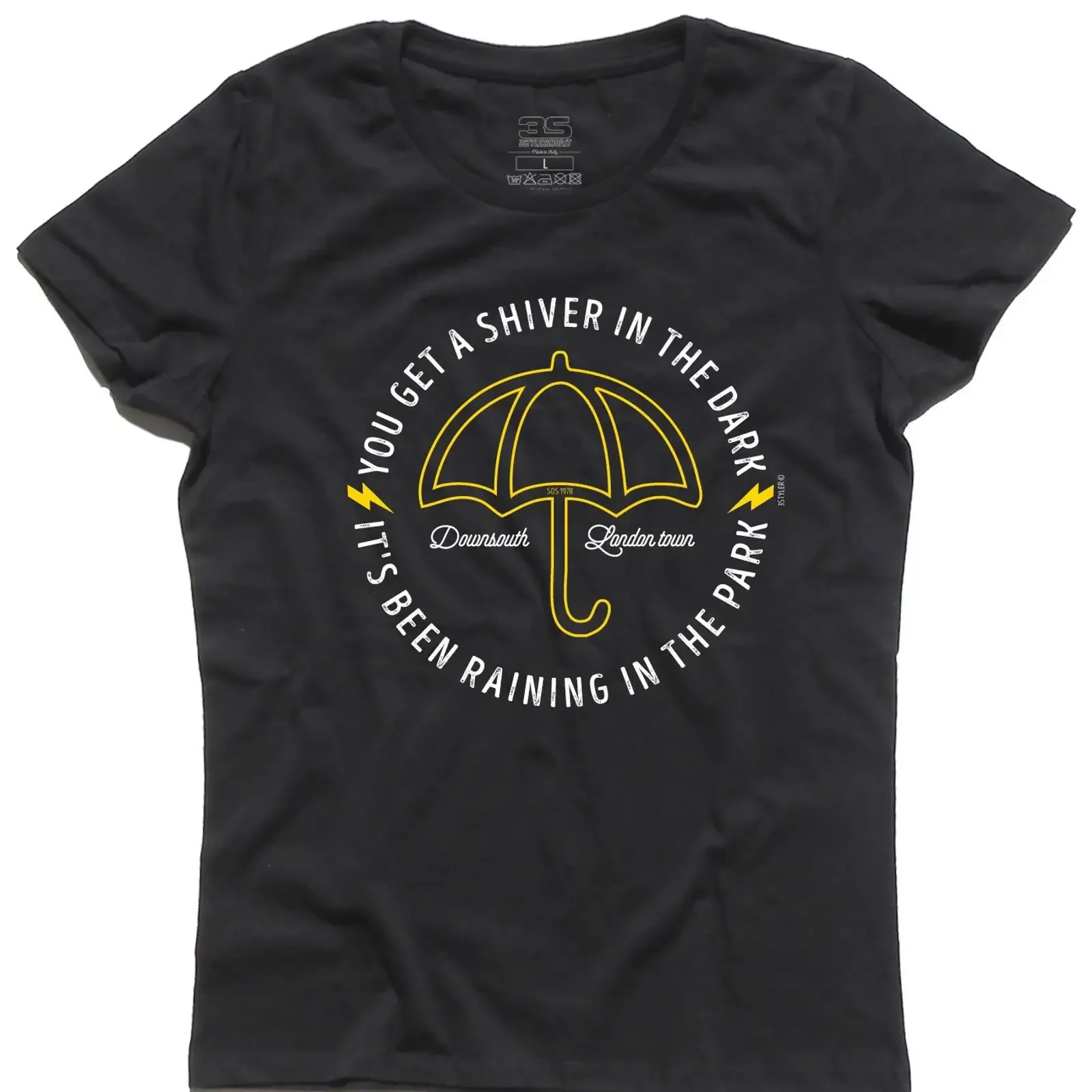 Sultans of Swing Women's T Shirt You Get a Shiver in The Dark lyrics vintage Washed fashion Casual graphic streetwear homme