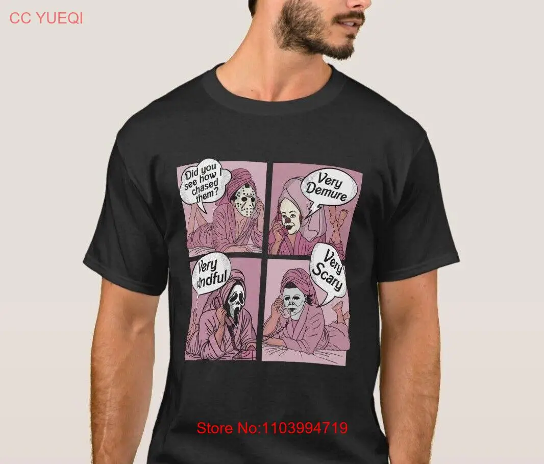 Did you see how I chased them Very DemureVery Mindful Very Scary Halloween Shirt