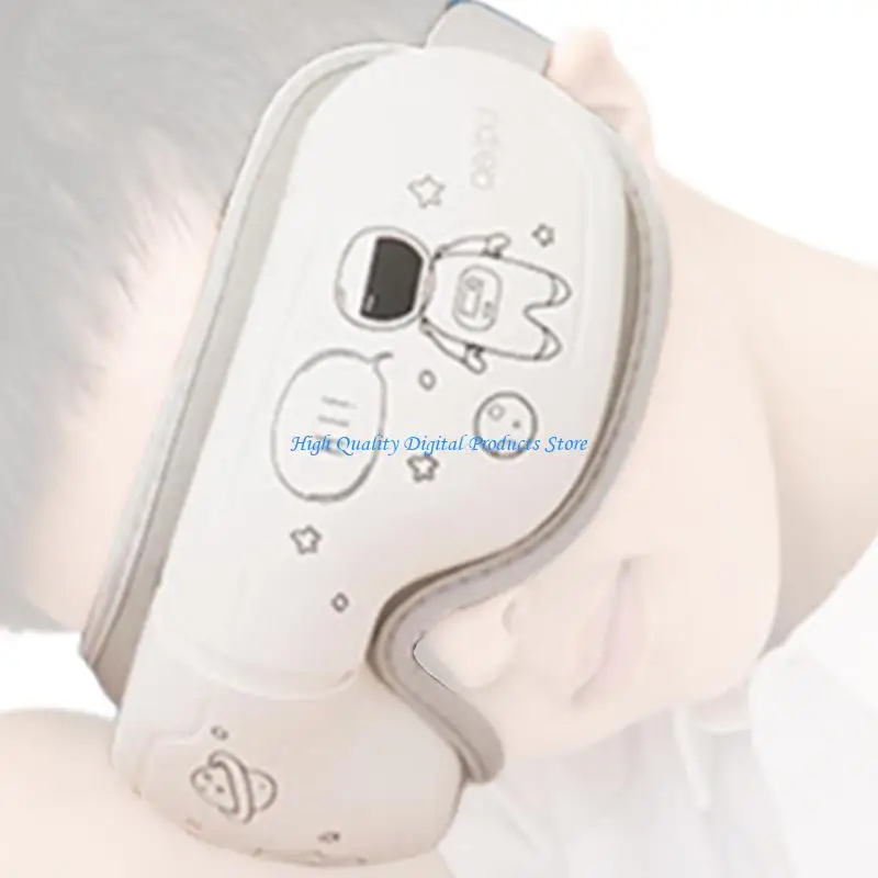 U2JE Rechargeable Eye Relaxation Mask Built In Intelligent Massage Protein Leather