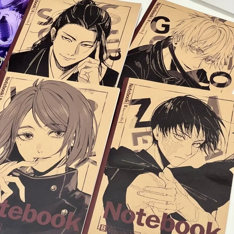 Itadori Yuji Fushiguro Megumi Gojo Satoru Popular Anime Two-dimensional Peripheral Comic Style Notebook Cool Student Stationery