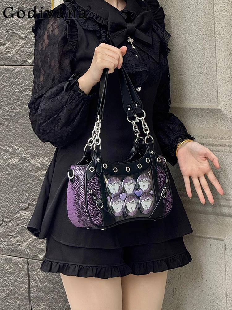 

Y2K Subculture Japanese Original Lolita Pain Bag Small Capacity Versatile Daily Commute Casual Shoulder Bag for Women