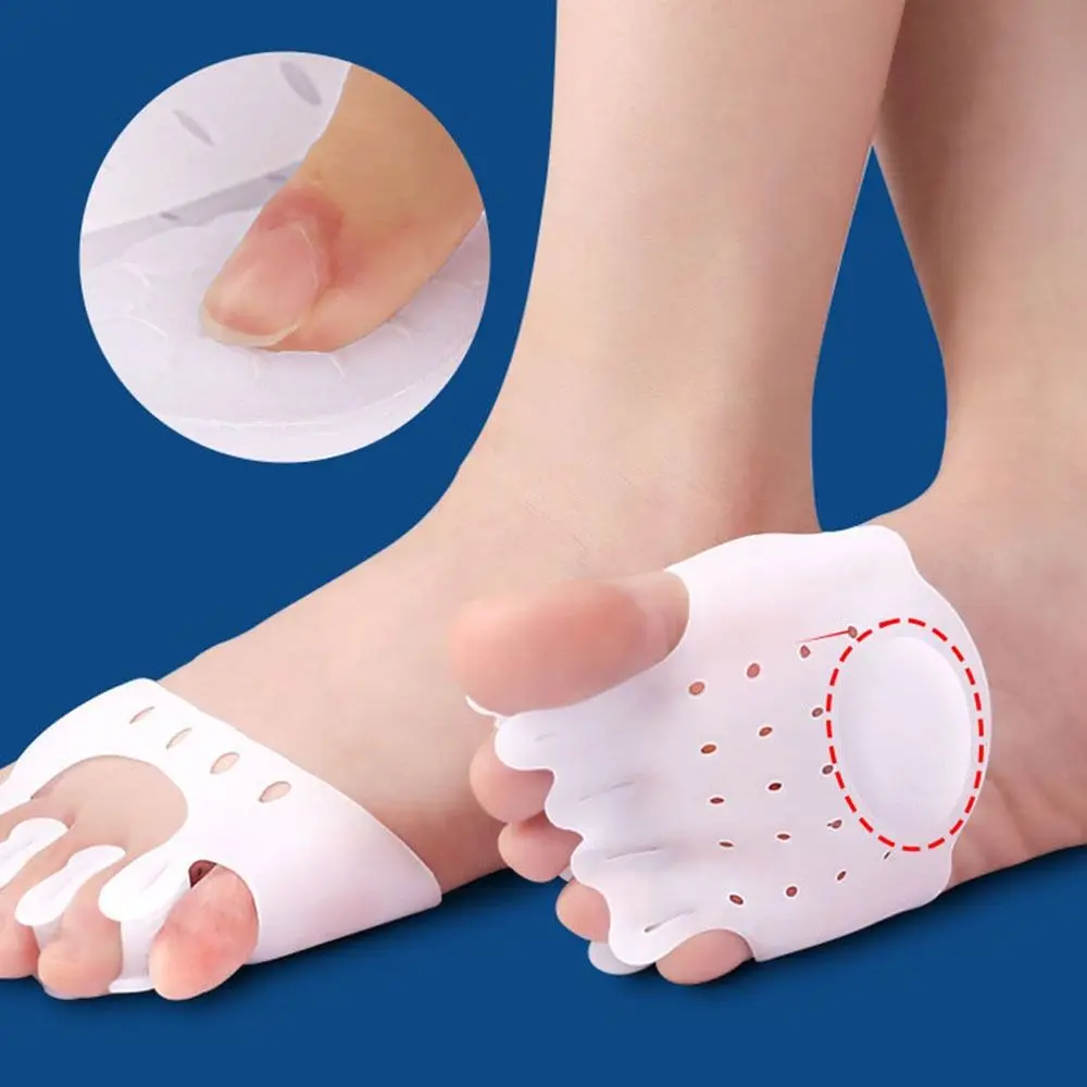 Comfortable Valgus Finger Correctors Soft Stretchable Toe Separators Flexible Silicone Bunion Corrector During Day And Night