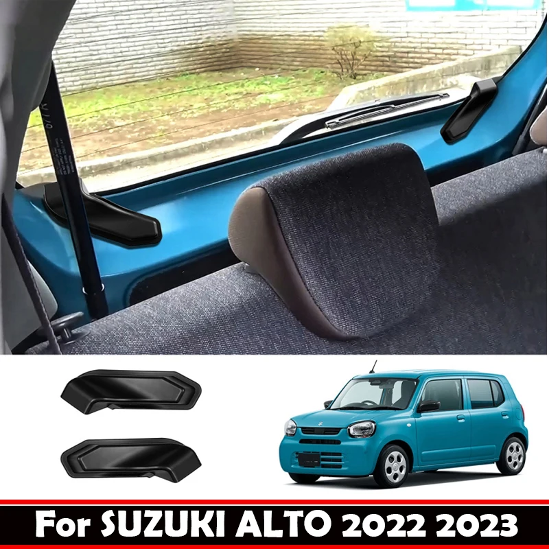 

Для SUZUKI ALTO 2022 2023, черная защитная крышка для антенны из АБС-пластика, нагревательный провод для заднего окна, защитная крышка с открытой цепью, накладка