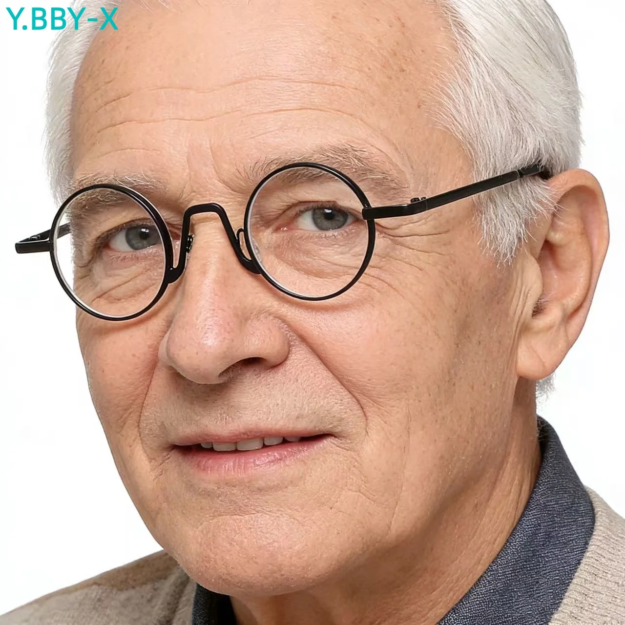 

Y.BBY-X Anti Blue Light Blocking Reading Glasses Men Anti-Glare Presbyopic Computer Eyeglasses Diopter from +1.0 to +4.0
