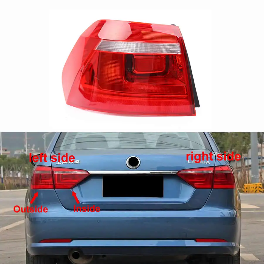 

For Volkswagen VW Lavida 2013 2014 Car Outside Taillight Rear Brake Reverse Lamp Housing Without Lights and Wires 1pcs