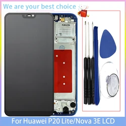 Pantalla Lcd de 5,84 pulgadas para Huawei P20 Lite Nova 3E NETL00 ANELX1 P20Lite, montaje de digitalizador con pantalla táctil, piezas de repuesto