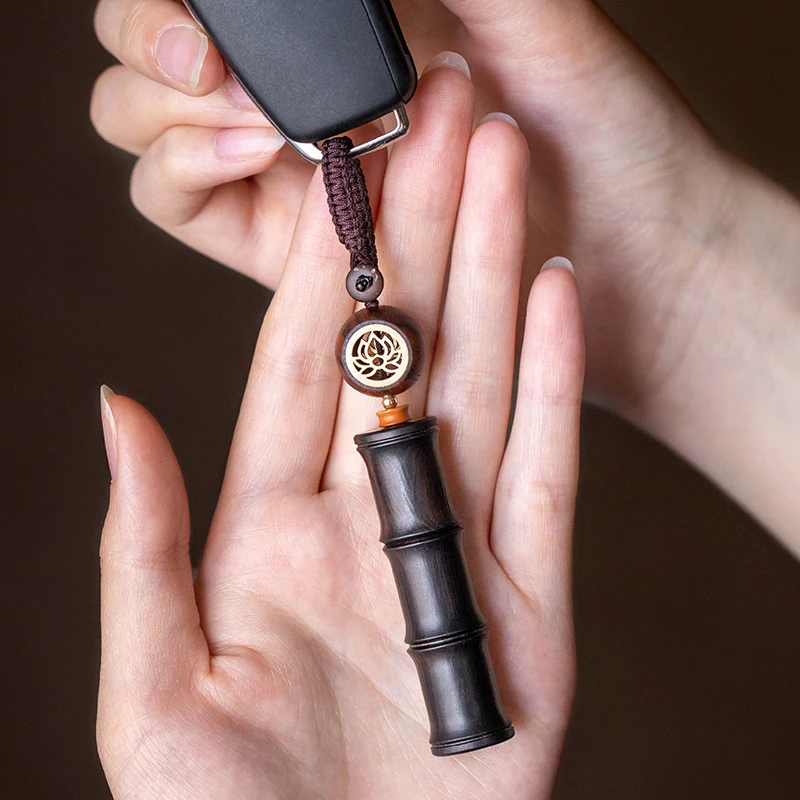 bla-ebony-bamboo-car-keychain-pendant-se-guard-handle-men-women-simple-design-creative-gift-keychain-wood-material