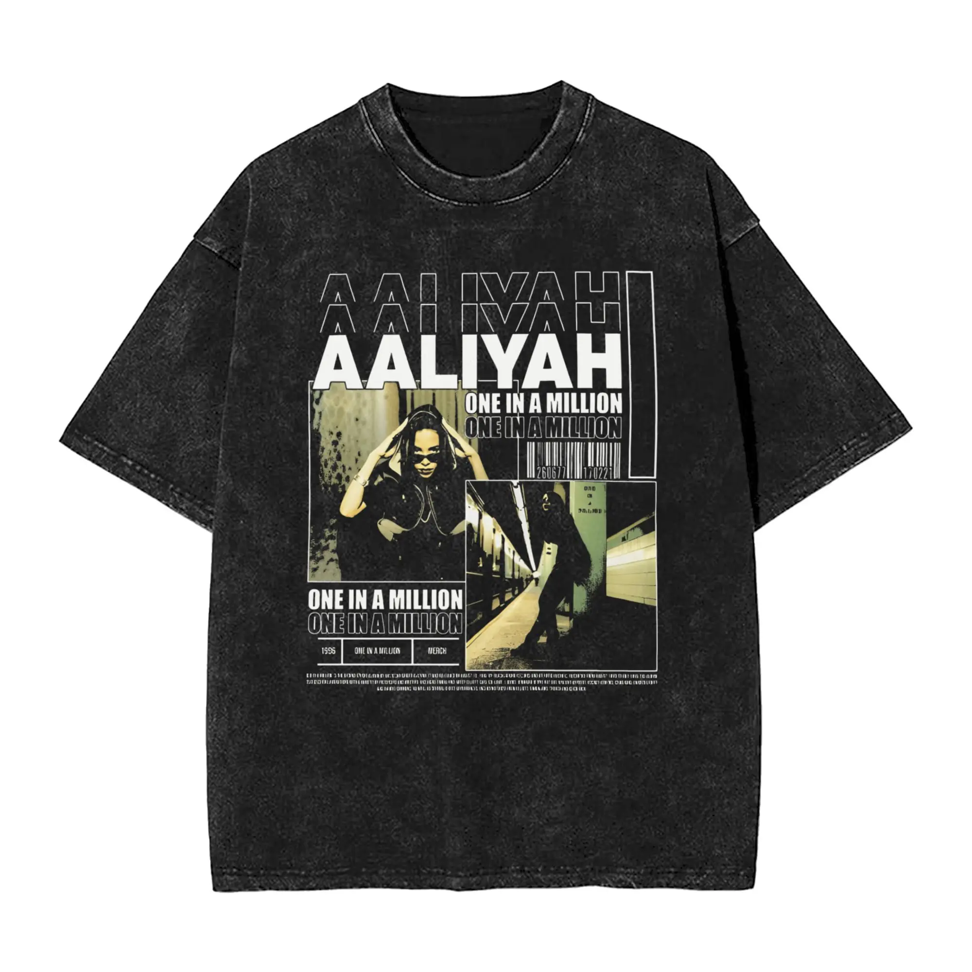 

Aaliyahs стираная футболка мужская Y2K забавные повседневные футболки летняя трендовая футболка с круглым вырезом и принтом большие топы