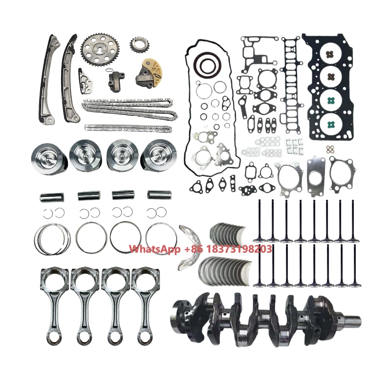 

FOR Mazda CX5 CX3-2.2T Car FULL GASKET SET Piston Kit Con Rod Bearing Con Rod Timing Chain Kit 8LGR-10-271