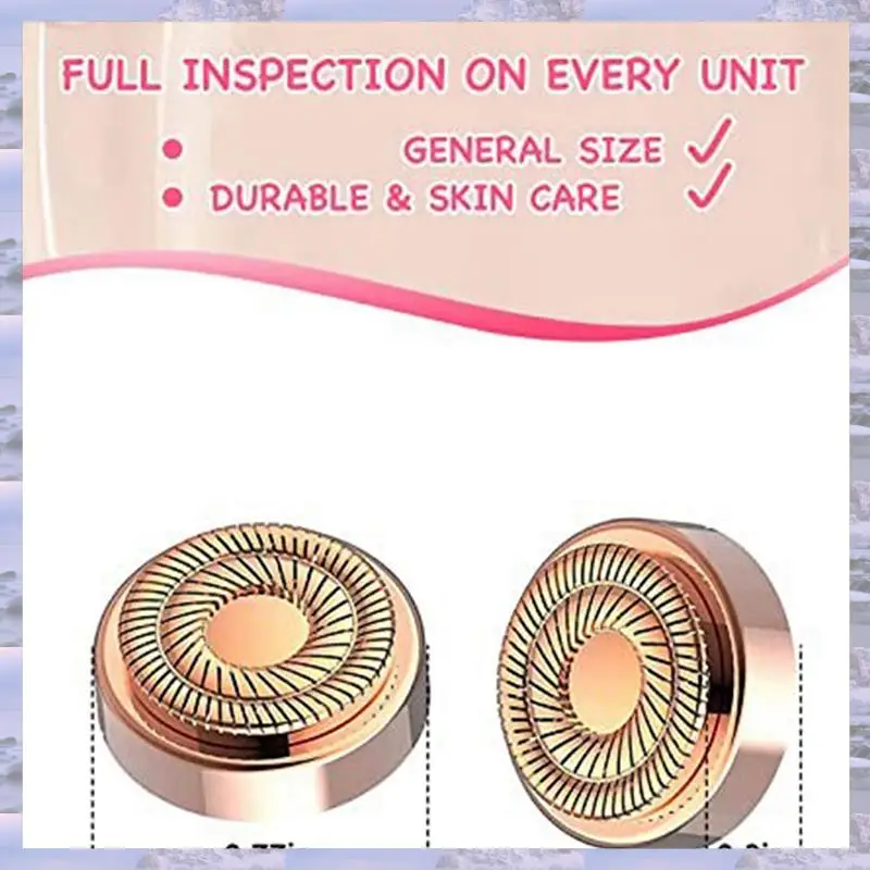 2025-8X رؤوس بديلة، رؤوس بديلة لإزالة شعر الوجه للنساء من الجيل 2