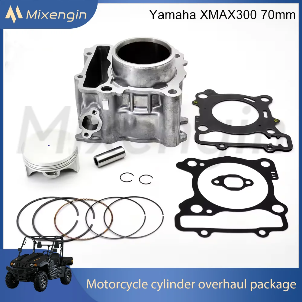 Bore size 70mm 17-23 for Yamaha CZD XMAX 300 ABS B74-E1311-00 Motorcycle Engine Parts cylinder piston gasket Engine Parts kit