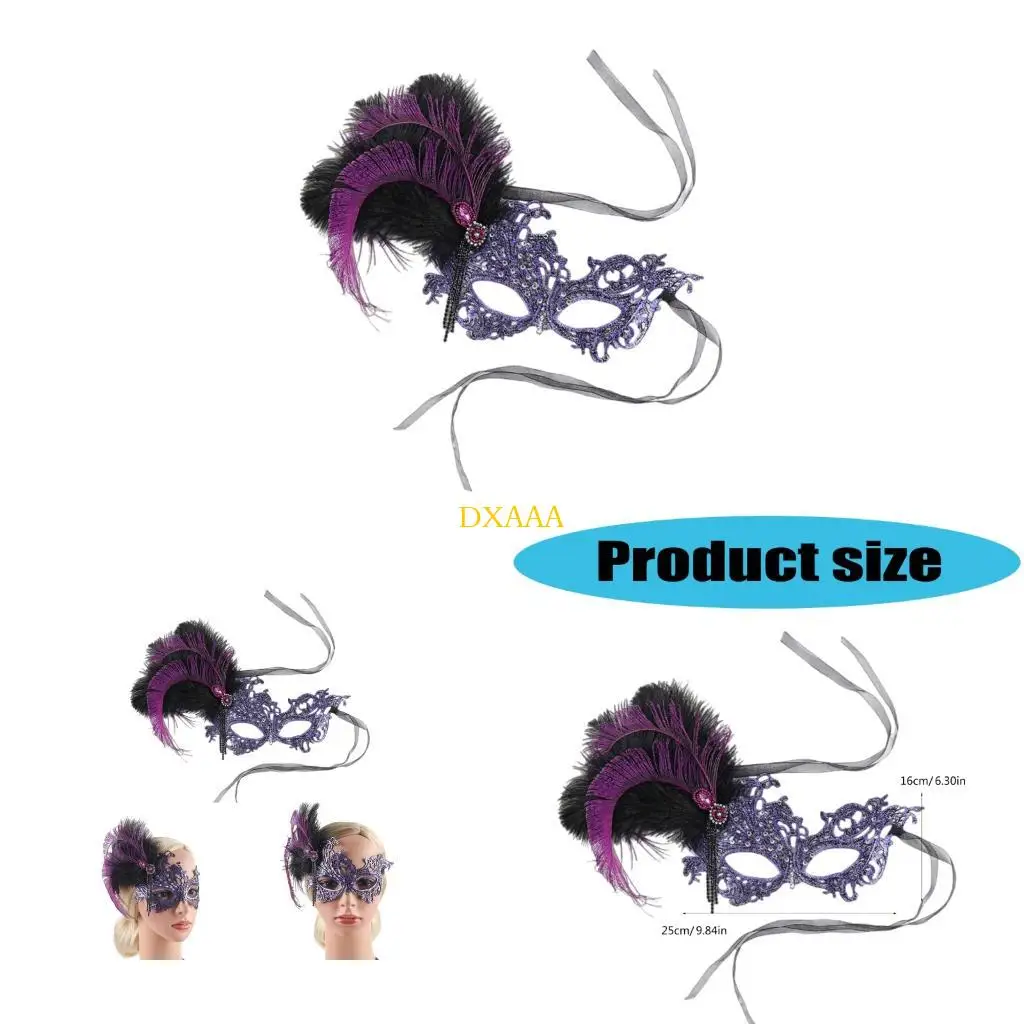 

DXAA Venetians Mask Eye mask Half Face Mask Eye Mask for Masquerades Proms,Halloween Party,Cosplay,Photo Gift