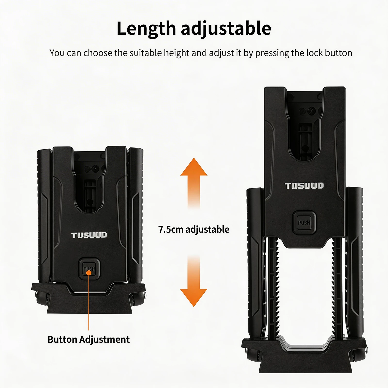 TOSUOD Bicycle Side Stand Parking Rack, Convenient Frame Mount Rear Kickstand for Lightweight bike and Child's Bicycle
