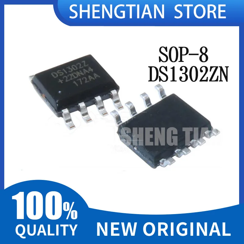 10PCS DS1302 DS1302Z DS1302ZN SOP-8 chip real-time clock IC