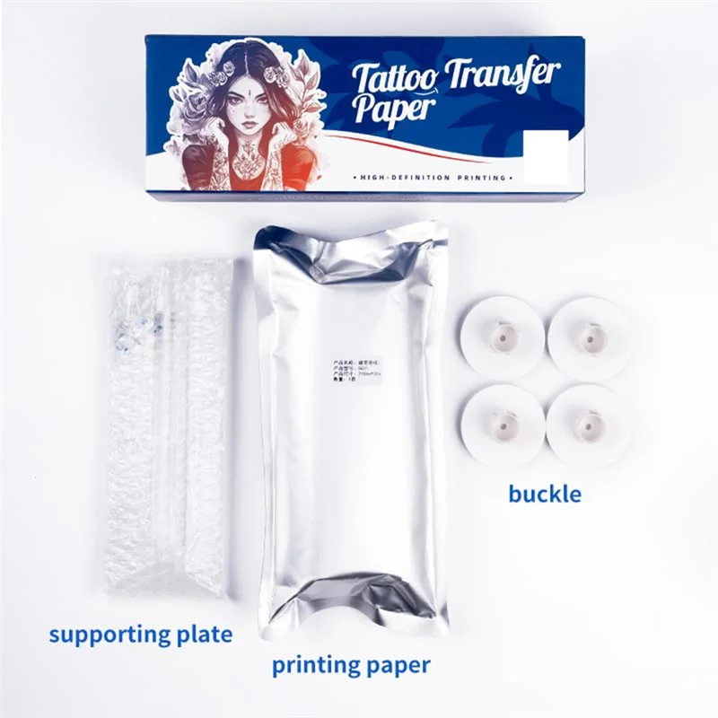 

-A14E Paper 95Ft Tattoo Paper Roll, Double Layer Thermal For Long Drawing Function Transfer Machine