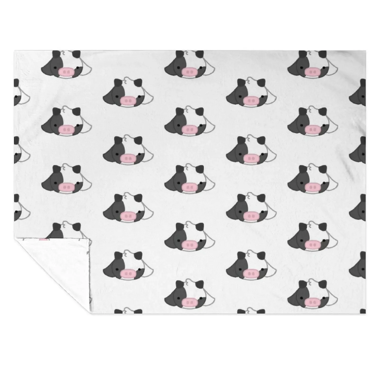 

Regular cow Throw Blanket Polar anime Multi-Purpose Flannel Fabric Blankets