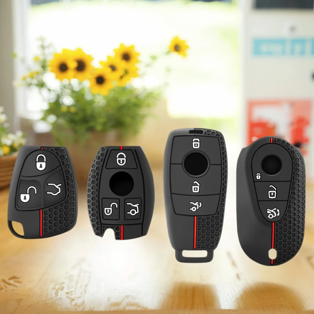 

Car Key Case Cover For Mercedes Benz A B C E S Class W204 W205 W212 W213 W176 GLC CLE CLA GLB GLC GLS AMG W177 W222 Key Bag