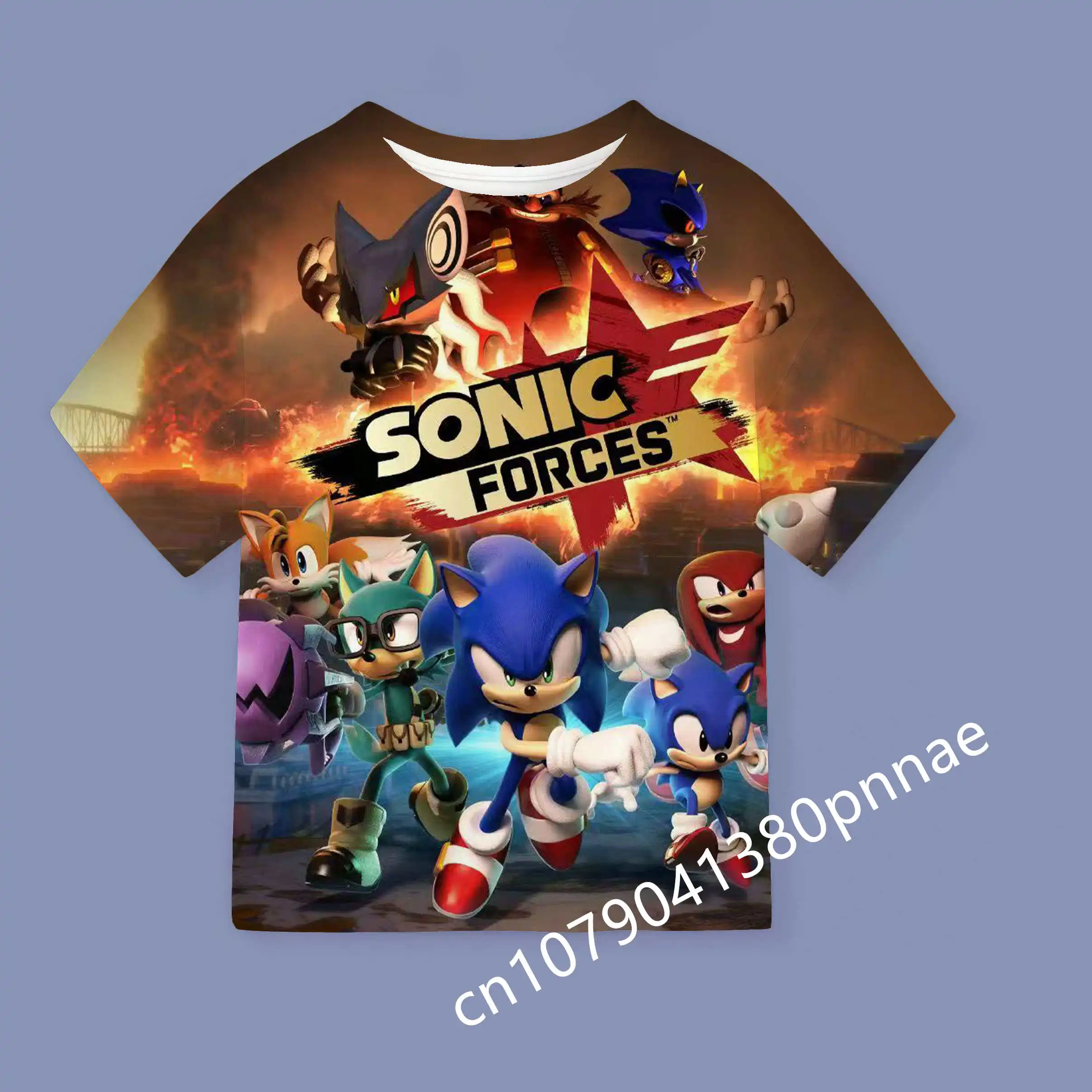 

T-Shirt Man and Woman New Fashio Movie S-Sonics The H-Hedgehog-s 3D Print Baby Clothing Outdoor Clothes Children Boy Girl Child