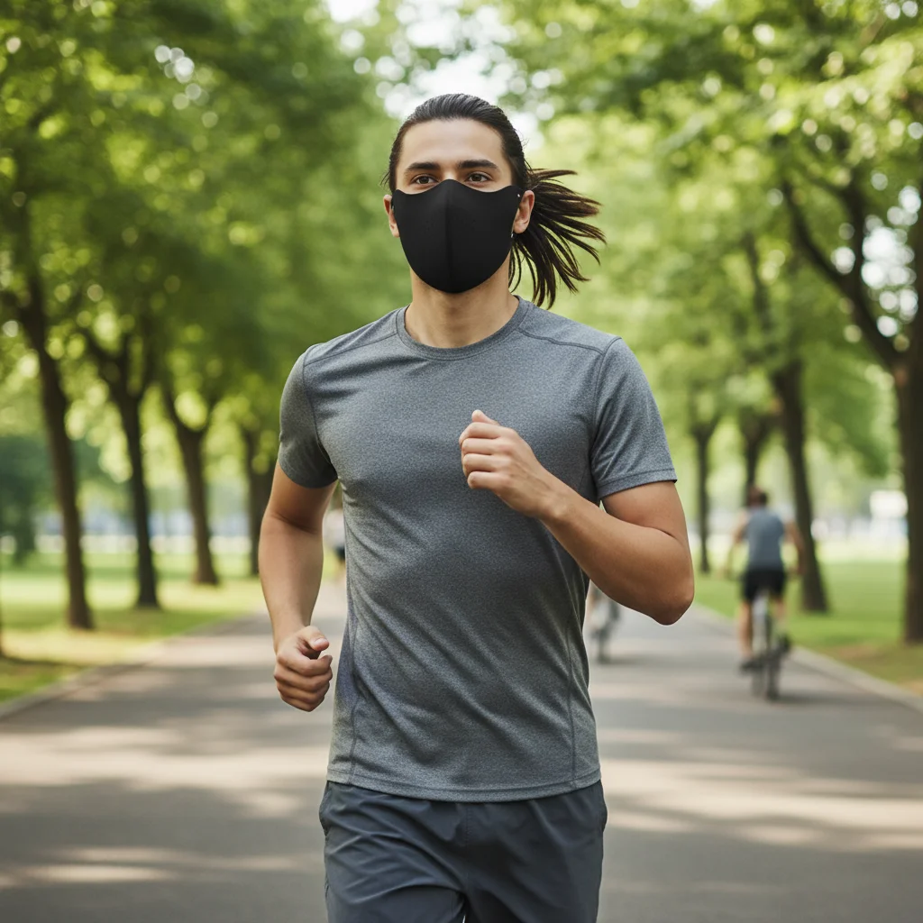 Sun Protections Mask UPF50+ Hyaluronic Acid Seamless Ice Silk Fabric for Outdoor Sports