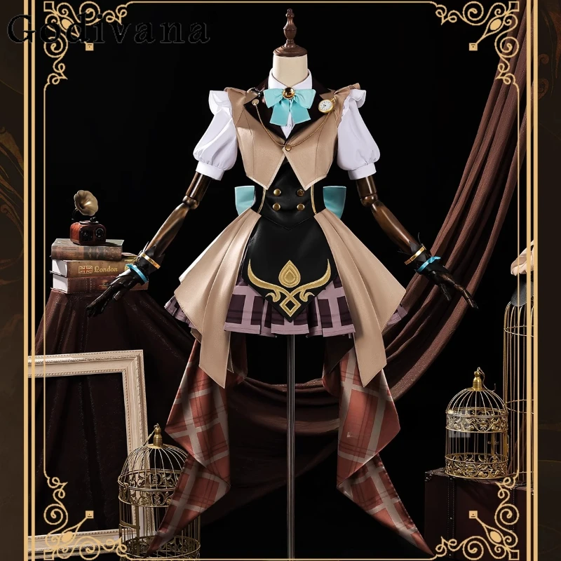 Uniforme da donna Hallowen Gioca a ruolo Vestiti Cos Gioco Anime Abiti da festa Costume cosplay Onore dei re Xiao Qiao Tracce segrete