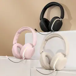 Wireless Headphones RGB Lighting Wireless Headphones Foldable Bluetooth Earphones Gaming Earphone With Mic auriculares bluetooth