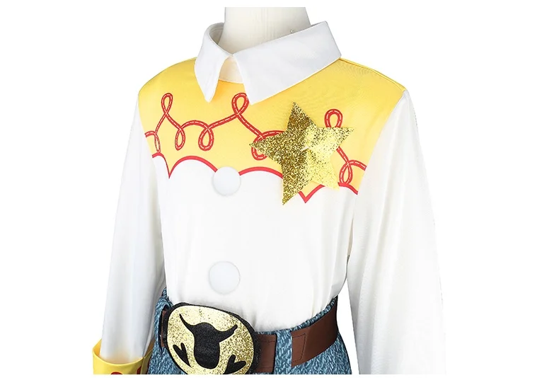 2026 Film-Spielzeugclub Jessie Cosplay Kostüm Cowboy Woody Auftrittssets für Kinder Oberteil+Hose 2-teilige Kleidung Mädchen Karnevalsoutfits – Detail 5
