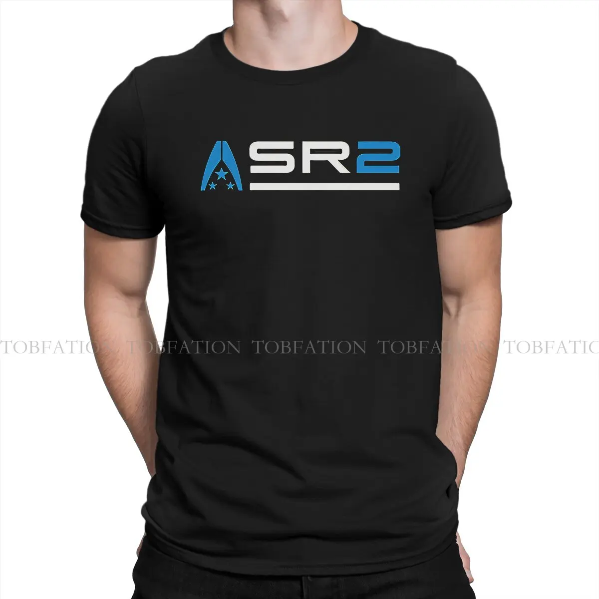 SR2 Style TShirt Mass Effect Game 100% Cotton Hip Hop Graphic  T Shirt Stuff Ofertas