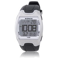 XONIX Digital Wristwatch Multi-function Running Lap Segment Timing Waterproof 100m Swimming Diving Student Electronic Watch C