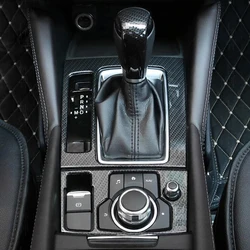 YAQUICKA For Mazda 6 Atenza 2017 2018 Car Interior Gear Shift Panel Head Electronic Handbrake Cover Stickers Accessories Styling