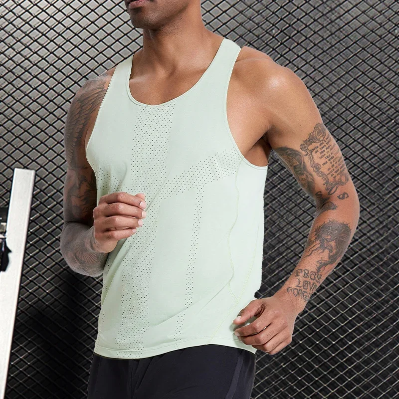 Camiseta sin mangas de ocio para hombre, ropa deportiva de baloncesto, camiseta sin mangas de entrenamiento de Fitness, camiseta transpirable y de