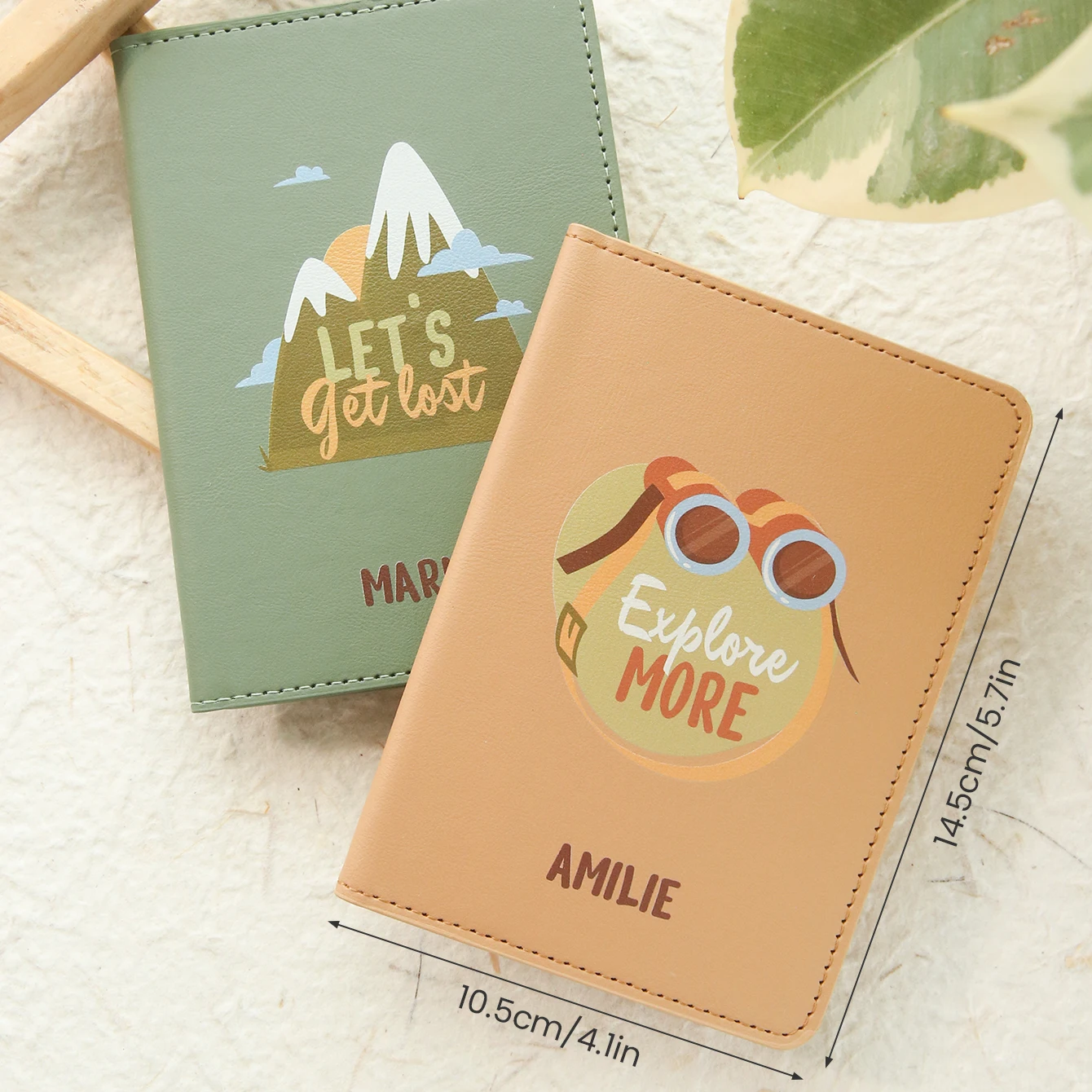 غطاء جواز سفر مخصص من الجلد ال - مراجعة Travel Accessories Overseas وسعره