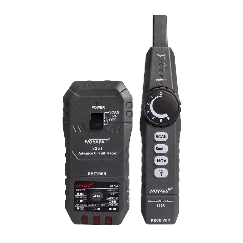 For NF-825TMR Advance AC Wire Tracker Network Cable Tester Circuit Breaker Finder Socket test Electric Wire Detector