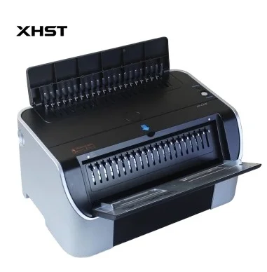 WD-C20E Electric A4 Comb Rubber Ring Binding Machine Desktop Model by Chinese Manufacturer