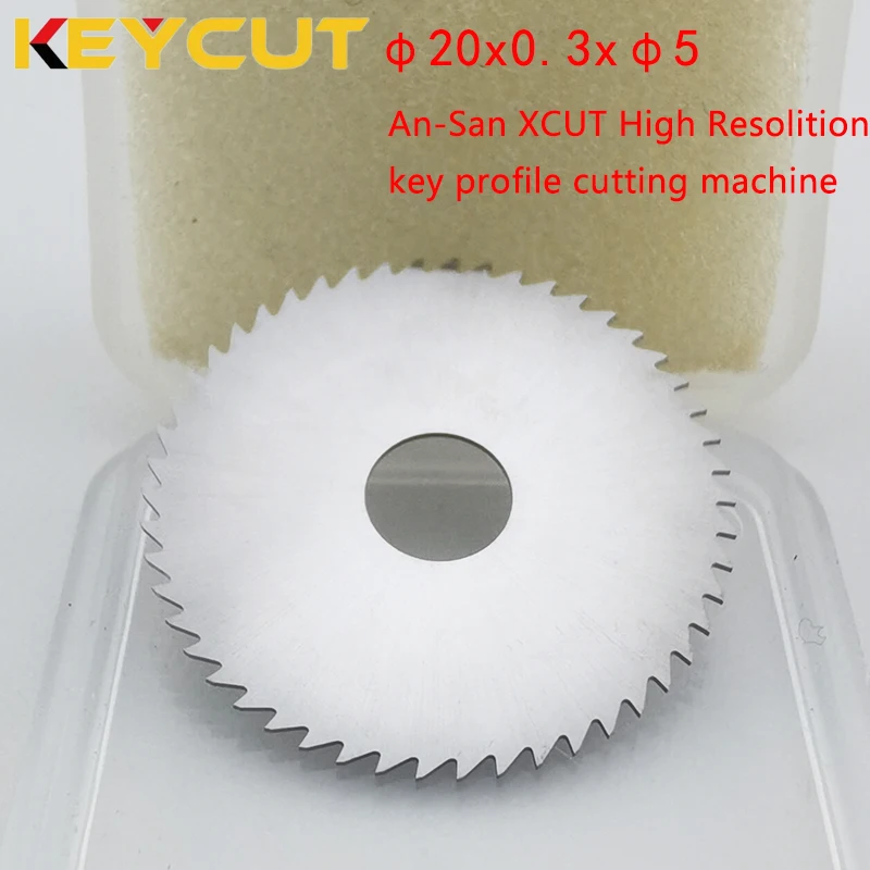Ansan XCUT High Resolition 20x0.3x5 Carbide Cutter Aftermarket Locksmith Tools