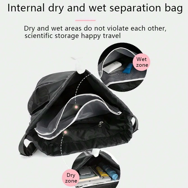 Sport Basketball Backpack Travel Outdoor Waterproof Swimming Fitness Travel Sports Bag Basketball Pouch Hiking Climbing Backpack