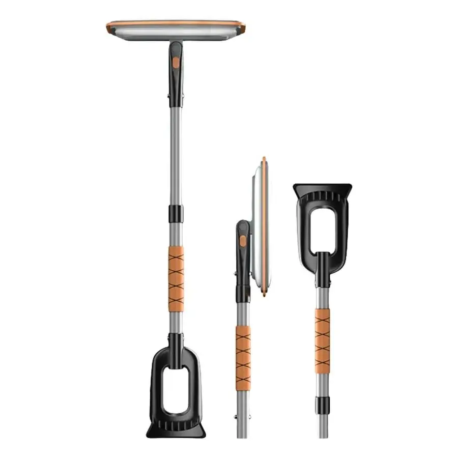 

Выдвижной скребок для льда, вращение на 360°, съемная лопата для снега, противоскользящая выдвижная машина для удаления снега, автомобильные аксессуары