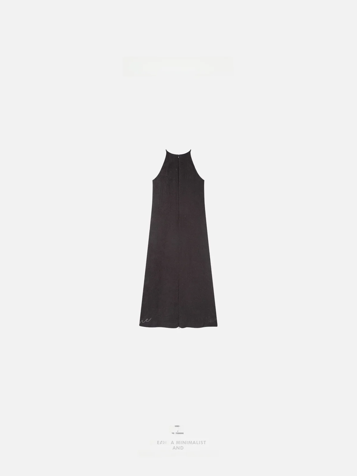 

Slimming Effect Linen Long Dr Women's Summer Casual High Waist A-Line Gown Ele Sle ZONE Brand