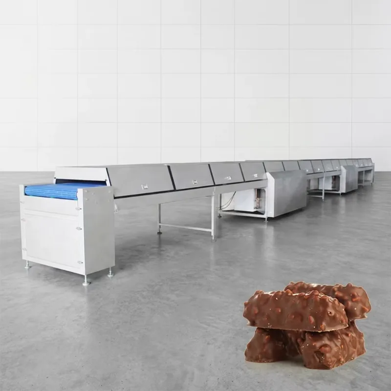 Automatic New Small 300mm 400mm 600mm 900mm Width Mini Belt Cooling Tunnel Chocolate Machine