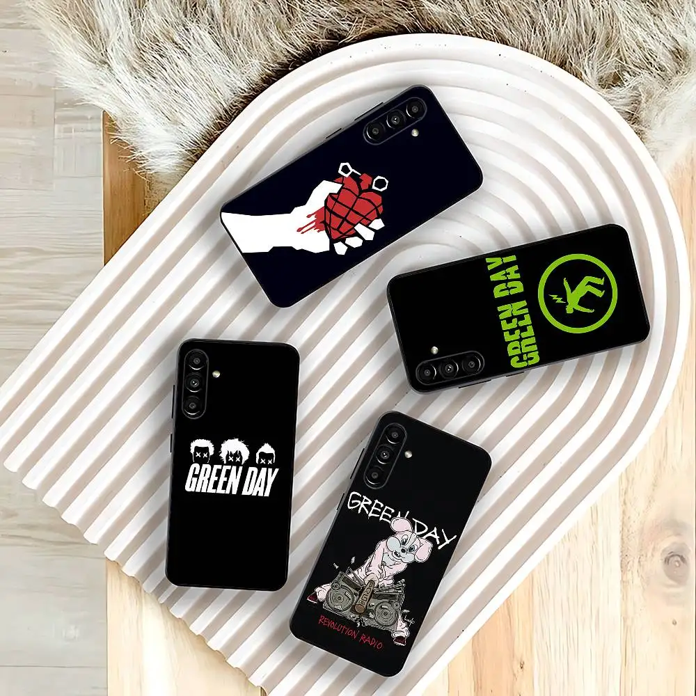 BAND G-Green Day  Phone Case Silicone Soft For Samsung  Galaxy A73,31,32,72,41,53,52,71,22,5G,Note,J7,8,9