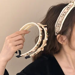 Hair accessories for girl women headband bow luxury designer hoop band fascinators vintage rhinestone leading fashion adults new