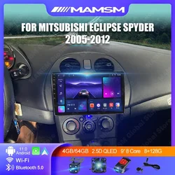 MAMSM Android 12 Car Radio For Mitsubishi Eclipse Spyder 2005 - 2012 GPS RDS DSP Multimedia Player 2 Din DVD Video Carplay Auto