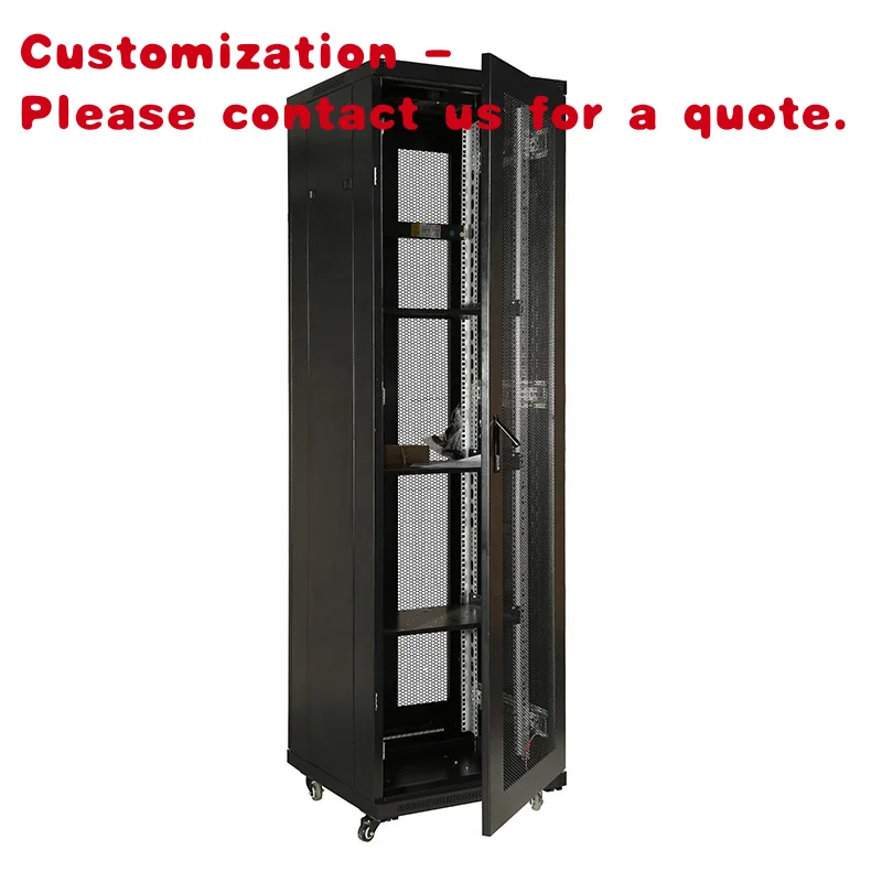 

Custom.42U Серверная стойка Интернет-шкаф Напольная телекоммуникационная стойка для центра обработки данных DDF Серверная стойка