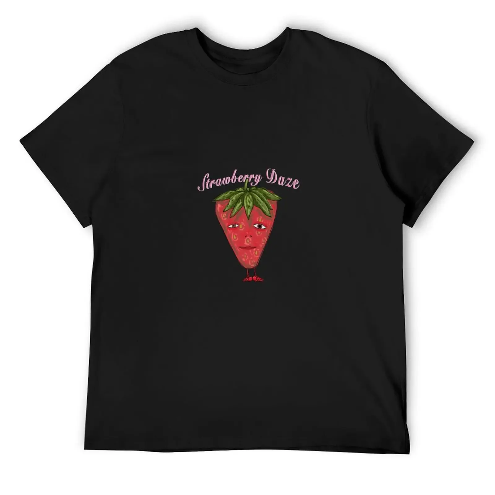 

Strawberry Daze T-Shirt cute tops vintage anime shirt Louboutins funny meme t-shirts men workout shirt