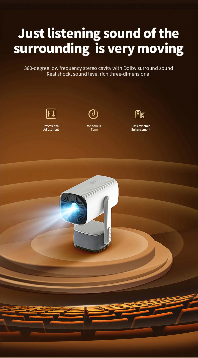 عرض ساخن لعام 2025 نظام أندرويد 11، ضبط تلقائي للصورة 270 درجة دعامة دوارة صغيرة داخلية وخارجية