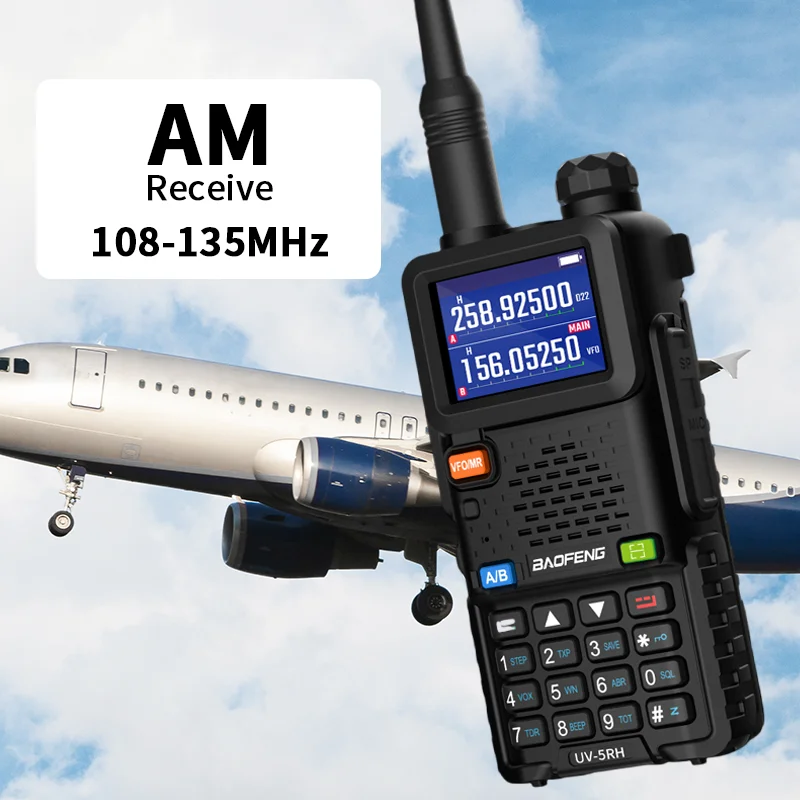 Baofeng UV-5RH الهواء الفرقة اسلكية تخاطب 10 واط متعدد الموجات اللاسلكية نسخة تردد طويلة المدى استقبال اتجاهين المحمولة UV5RM هام راديو