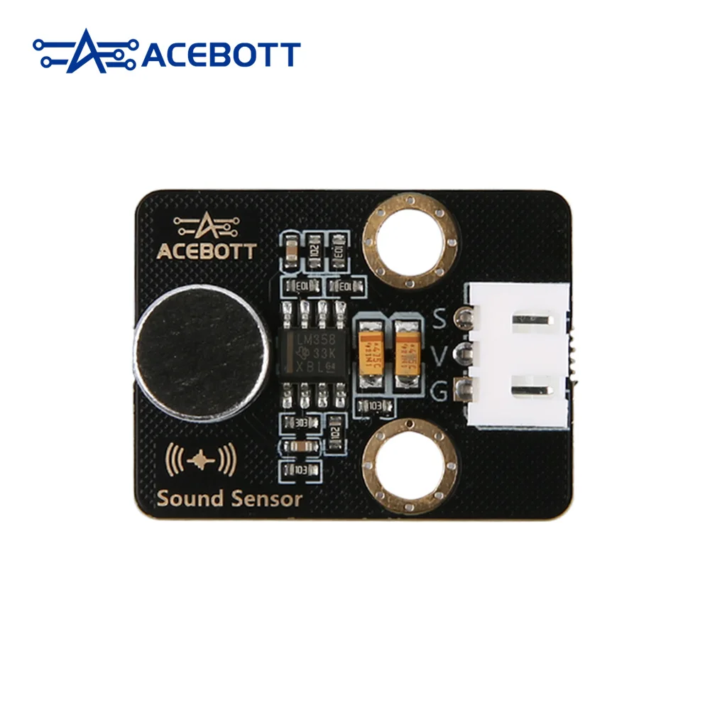 ACEBOTT Analog Sound Noise Microphone Sensor Detection Module for Arduino