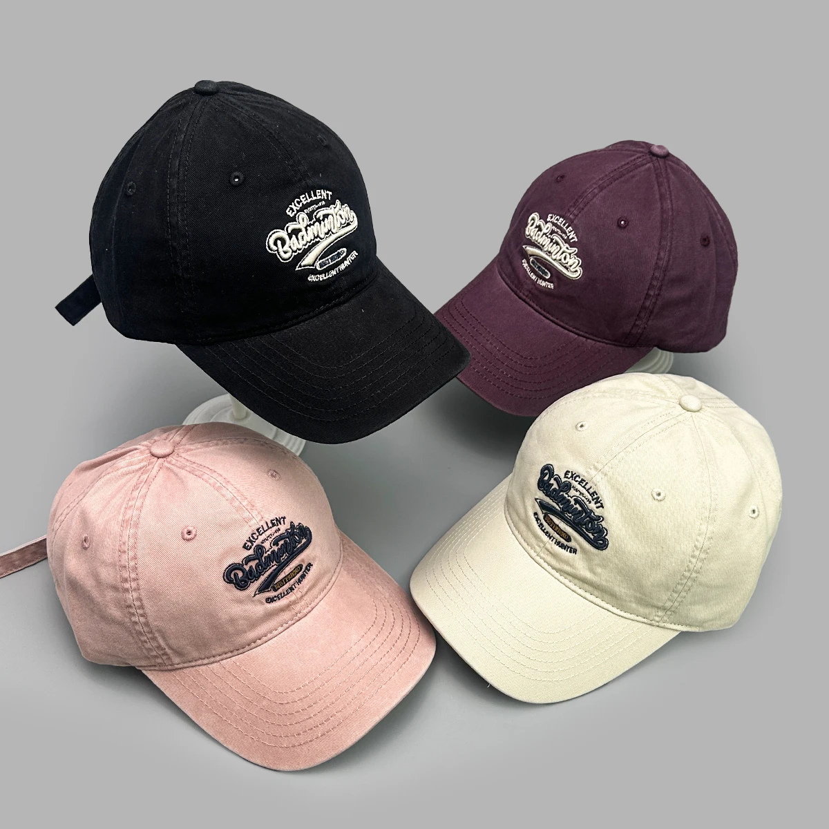 

American Style Outdoor Embroidered Letters Baseball Hats New Men Women Sunshade Retro Versatile Casual Fashion ins Peaked Caps