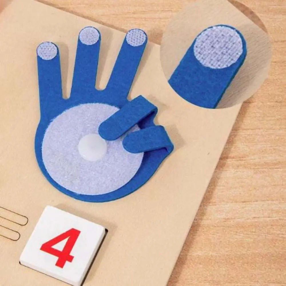 Finger Counting Design Math Learning Games Number Learning Fun Math Wooden Number Colorful Digital Cognition