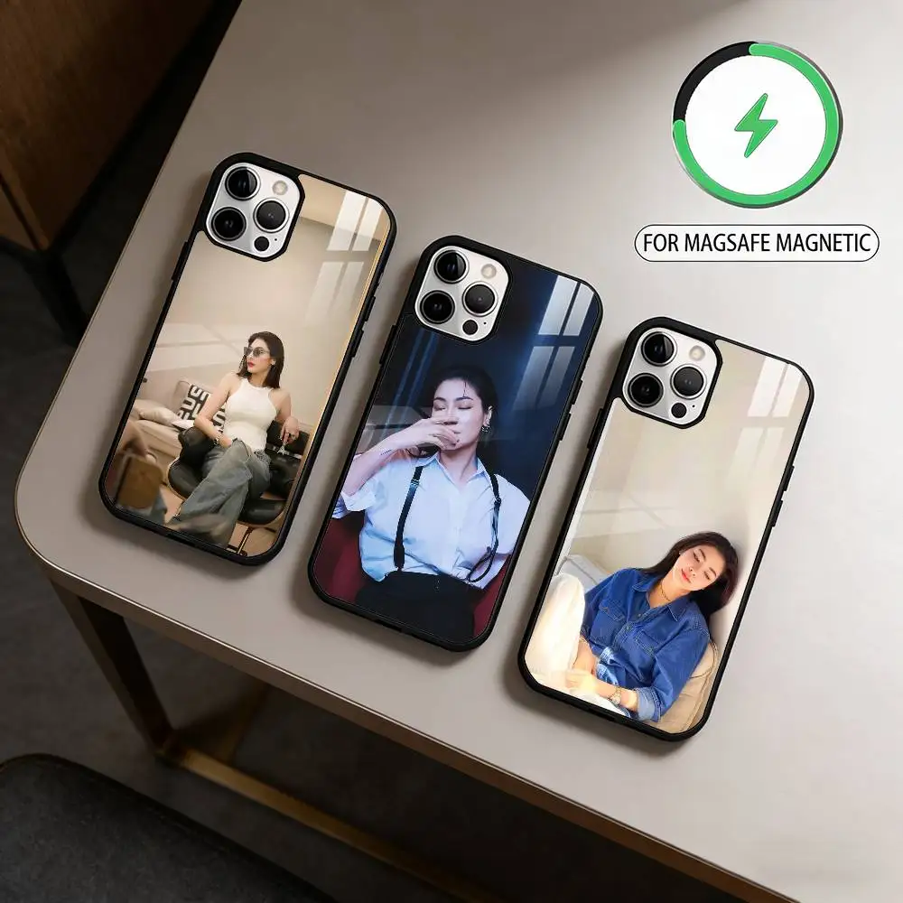 

Peraya Malisorn Faye Magnetic For Magsafe Wireless Charging Phone Case For iPhone17,16,15,14,13,12,11 Plus,Pro Max