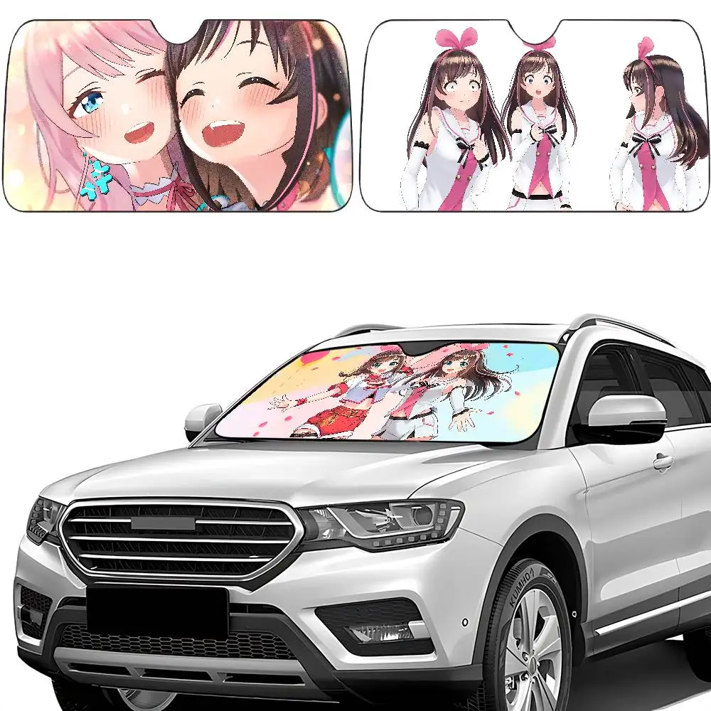 SInger K-Kizuna AI Auto-Sonnenschutz, Vorhänge, Sonnenschutz, Autofenster, Windschutzscheiben-Abdeckung, Sonnenschutz, Auto-Sonnenblende, Autoabdeckungen